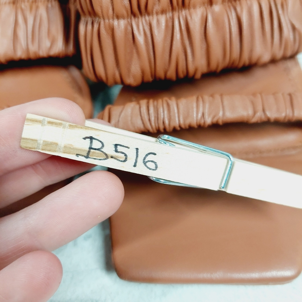 New Jonathan Simkhai Felix Elastic Leather Slip On Mules B516 - Picture 12 of 12